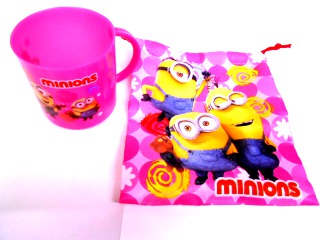 ミニオンズコップ巾着セット